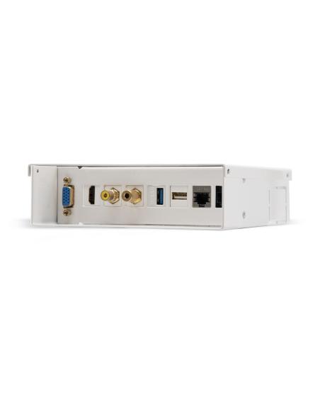 CAJA CONEXIONES VGAHDMIJACK3.5RCAUSB3USB22XRJ45 BLANCO NANOCABLE 10.35.0003