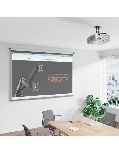 SOPORTE PROYECTOR TECHO UNIV GIRATORIO INCLI 13.5KG NEGRO AISENS CP03TSR-127