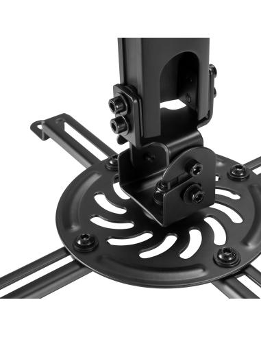 SOPORTE PROYECTOR TECHO UNIV GIRA INCLI EXTEN 13.5KG NEGRO AISENS CP04TSRE-131