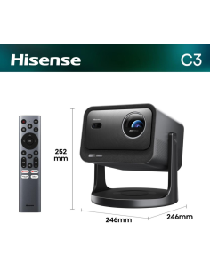 PROYECTOR TRICHROMA HISENSE C3 4K UHD 300" 2500 LUMENES DOLBY VISION IMAX