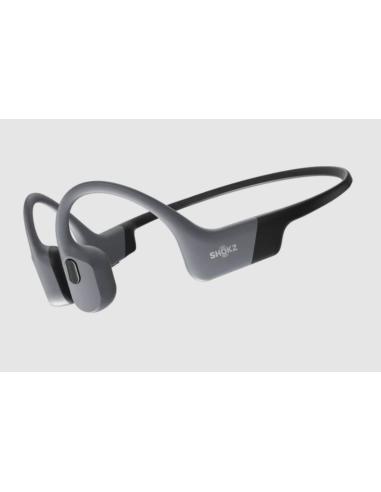AURICULARES DEPORTIVOS SHOKZ OPENSWIM PRO EU GRIS / CONDUCCION OSEA / BLUETOOTH 5.4 / MP3 32GB / 9 HORAS AUTONOMIA / IP68 / SUME