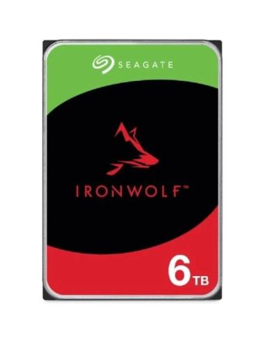 DISCO DURO 6 TB IRONWOLF SEAGATE 3.5" / DISEÑADOS PARA NAS / SATA 6Gb/s / 256 MB / P/N: ST6000VN006