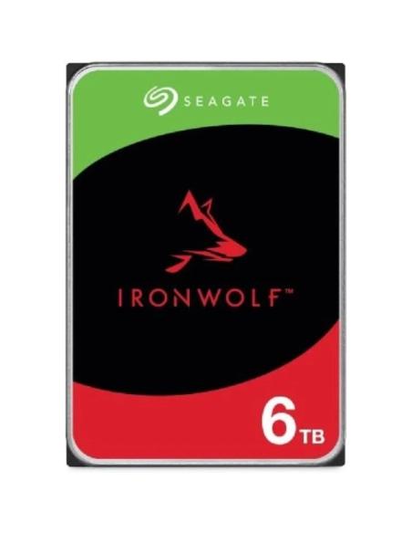 DISCO DURO 6 TB IRONWOLF SEAGATE 3.5" / DISEÑADOS PARA NAS / SATA 6Gb/s / 256 MB / P/N: ST6000VN006
