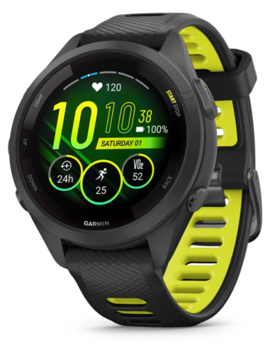 SMARTWATCH GARMIN FORERUNNER 265S NEGRO AMARILLO GPS
