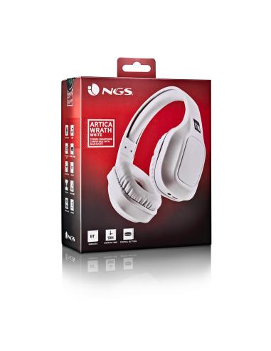 AURICULAR NGS BLUETOOTH HEADPHONE ARTICA WRATH WHITE