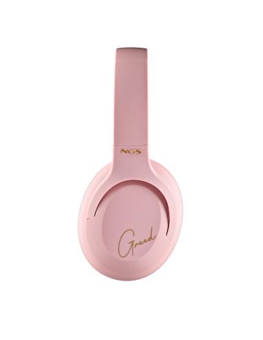 AURICULAR NGS BLUETOOTH 5.1 HEADPHONE ARTICA GREED ROSA