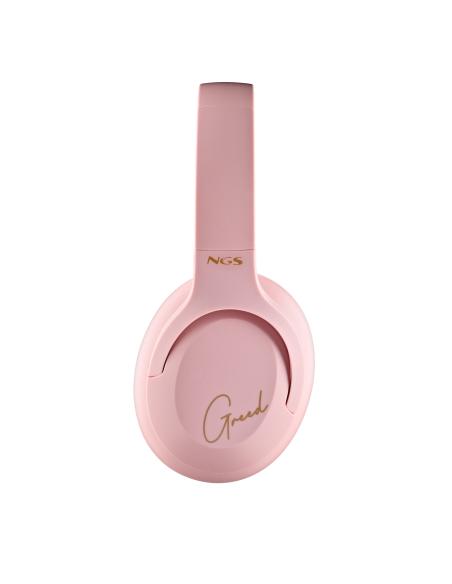 AURICULAR NGS BLUETOOTH 5.1 HEADPHONE ARTICA GREED ROSA