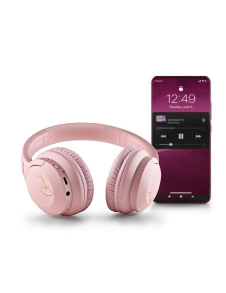 AURICULAR NGS BLUETOOTH 5.1 HEADPHONE ARTICA GREED ROSA