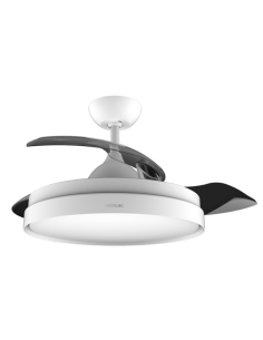 VENTILADOR DE TECHO CECOTEC ENERGYSILENCE AERO 4280 INVISIBLE WHITE / 42" / 40W / MANDO A DISTANCIA LUZ / 3 ASPAS RETRACTIL / 6 