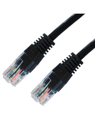 CABLE RED LATIGUILLO RJ45 CAT.5E UTP AWG24 NEGRO 5.0 M NANOCABLE 10.20.0105-BK