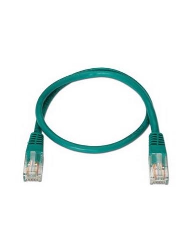 CABLE RED LATIGUILLO RJ45 CAT.6 UTP AWG24 VERDE 0.5 M NANOCABLE 10.20.0400-GR