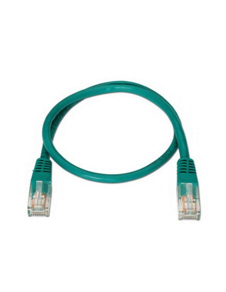 CABLE RED LATIGUILLO RJ45 CAT.6 UTP AWG24 VERDE 0.5 M NANOCABLE 10.20.0400-GR