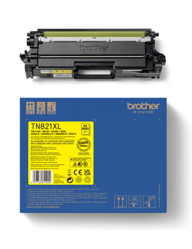 TONER BROTHER AMARILLO HL-L9430CDN / HL-L9470CDN / MFC-L9630CDN / MFC-L9670CDN / (9.000 PAG) (TN821XLY)