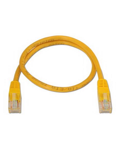 CABLE RED LATIGUILLO RJ45 CAT.6 UTP AWG24 AMARILLO 0.5 M NANOCABLE 10.20.0400-Y