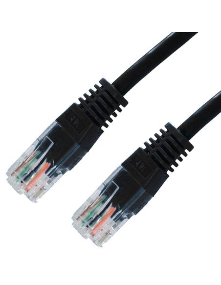 CABLE RED LATIGUILLO RJ45 CAT.6 UTP AWG24 NEGRO 1.0 M NANOCABLE 10.20.0401-BK