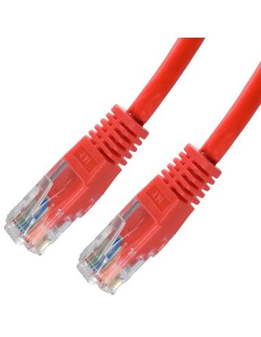 CABLE RED LATIGUILLO RJ45 CAT.6 UTP AWG24 ROJO 1.0 M NANOCABLE 10.20.0401-R