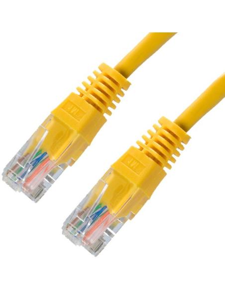 CABLE RED LATIGUILLO RJ45 CAT.6 UTP AWG24 AMARILLO 1.0 M NANOCABLE 10.20.0401-Y
