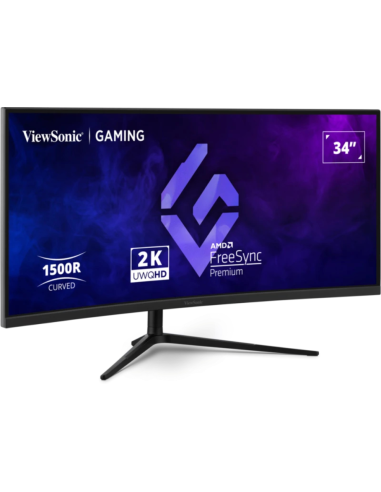 MONITOR VIEWSONIC 34" 21:9, 3440 x 1440, VA, 1500R curved gaming monitor, 180Hz, 1ms MPRT