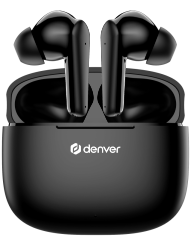 AURICULARES BLUETOOTH DENVER TWE-48B INALAMBRICOS NEGROS