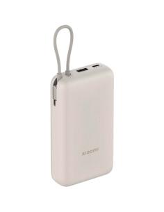 BATERIA POWER BANK XIAOMI 20000 mAH. BEIGE / 33W CARGA RAPIDA / CABLE INTEGRADO / 1 X USB-A / 1 x USB-C / BHR8851GL