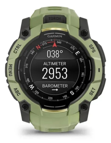 SMARTWATCH GARMIN INSTINCT 3 50MM AMOLED VERDE CORREA VERDE
