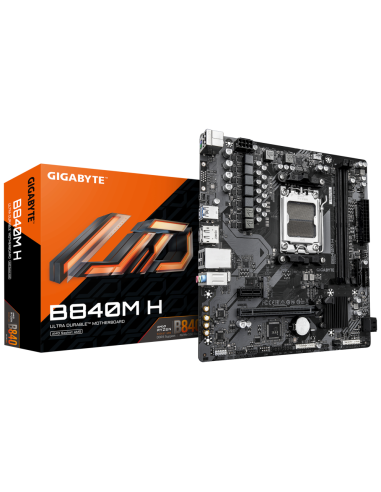 PLACA BASE GIGABYTE B840M H AM5 MICRO ATX