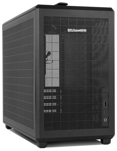 CAJA NOX MICRO ATX HUMMER REFRESH 2XUSB3.0 SIN FUENTE NEGRO