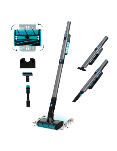 ASPIRADOR ESCOBA CECOTEC SCOBA 2100 TWICE / 210W / 20 kPa / 08408