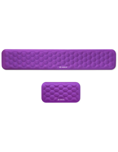 PACK REPOSAMUÑECAS SUBBLIM ERGO AIRPADDING RATON TECLADO MORADO