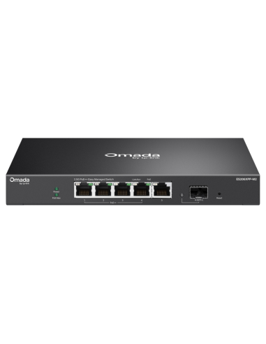 SWITCH OMADA TP-LINK ES206XPP-M2 5 PORT 2,5GB 1 10GBE SFP+