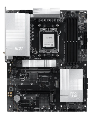 PLACA BASE MSI PRO X870E-S EVO WIFI AM5 DDR5