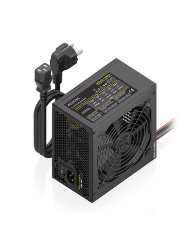 FUENTE ALIMENTACION AISENS ATX 500W CABLE ALIMENTACION OEM NEGRA