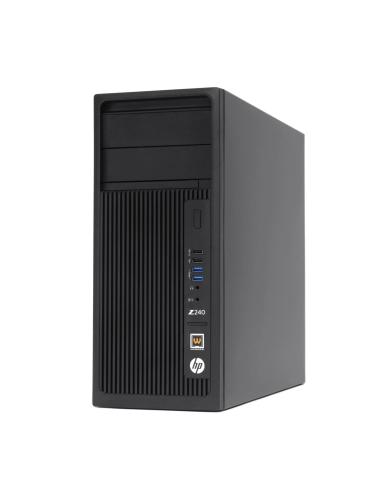 EQUIPO REACONDICIONADO HP WORKSTATION Z240 TWR / INTEL CORE I7-6700K / 8GB / SSD NVME 256GB / W11 PRO COA / (12 MESES GARANTIA)