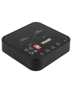 DOCK TOOQ TQDS-201B 2xM.2 NVMe USB-C 3.2 GEN2 CLONE NEGRO
