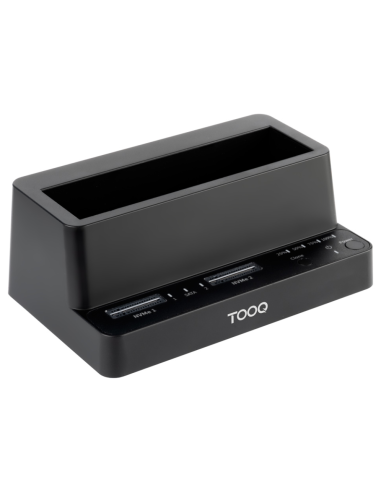 DOCK TOOQ TQDS-502B 2xM.2+1xSATA 2,5/3,5 USB 3.2 CLONE NEGRO