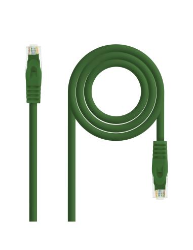 CABLE RED LATIGUILLO RJ45 LSZH CAT.6A UTP AWG24 VERDE 1M NANOCABLE 10.20.1801-GR