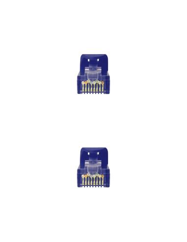 CABLE RED LATIGUILLO RJ45 LSZH CAT.6A UTP AWG24 AZUL 2 M NANOCABLE 10.20.1802-BL