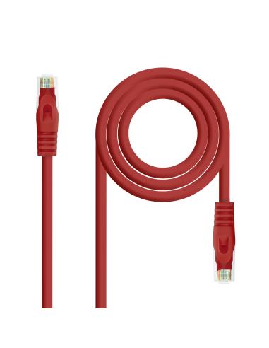 CABLE RED LATIGUILLO RJ45 LSZH CAT.6A UTP AWG24 ROJO 2 M NANOCABLE 10.20.1802-R