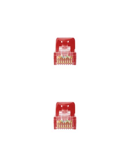 CABLE RED LATIGUILLO RJ45 LSZH CAT.6A UTP AWG24 ROJO 2 M NANOCABLE 10.20.1802-R