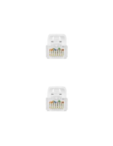 CABLE RED LATIGUILLO RJ45 LSZH CAT.6A UTP AWG24 BLANCO 2M NANOCABLE 10.20.1802-W