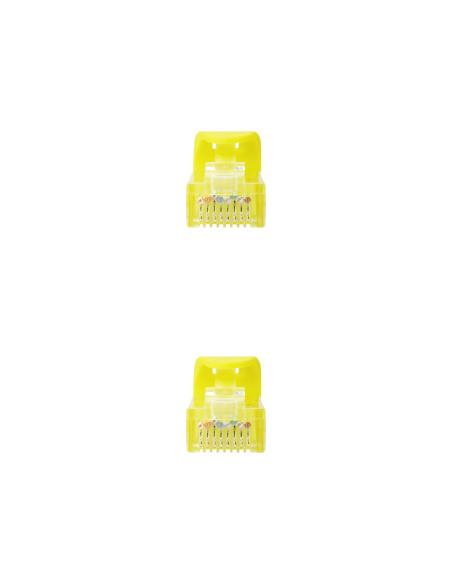 CABLE RED LATIGUILLO RJ45 LSZH CAT.6A UTP AWG24 AMARILLO 2M NANOCAB 10.20.1802-Y