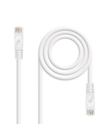 CABLE RED LATIGUILLO RJ45 LSZH CAT.6A UTP AWG24 BLANCO 3M NANOCABLE 10.20.1803-W