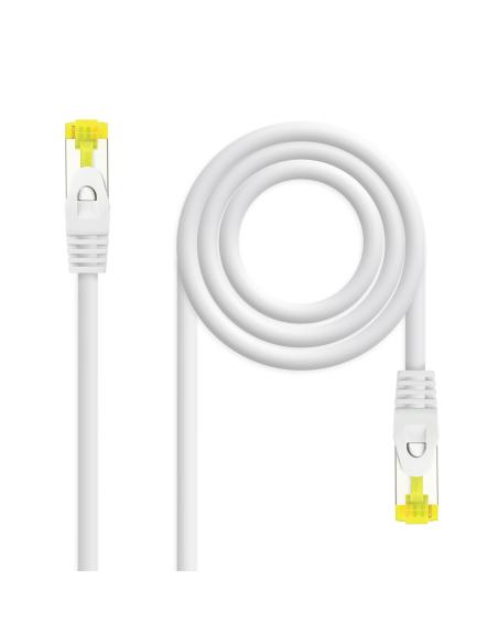 CABLE RED LATIGUILLO RJ45 LSZH CAT.6A SFTP AWG26 BLANCO 0.5M NANOCA 10.20.1900-W