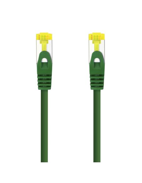 CABLE RED LATIGUILLO RJ45 LSZH CAT.6A SFTP AWG26 VERDE 1M NANOCABL 10.20.1901-GR