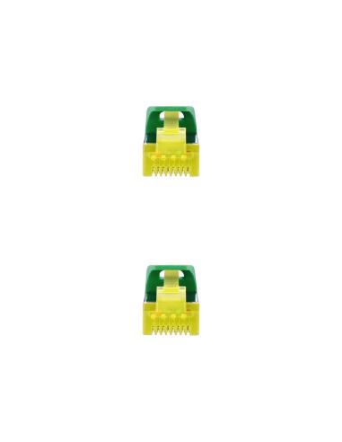 CABLE RED LATIGUILLO RJ45 LSZH CAT.6A SFTP AWG26 VERDE 1M NANOCABL 10.20.1901-GR