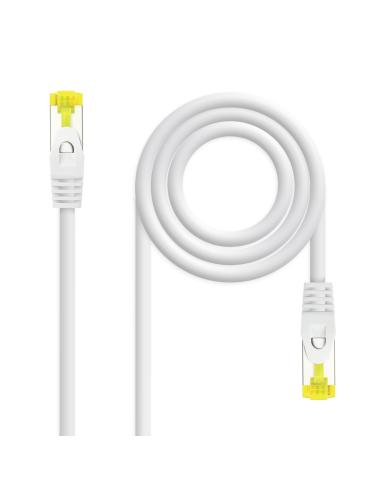 CABLE RED LATIGUILLO RJ45 LSZH CAT.6A SFTP AWG26 BLANCO 1M NANOCABL 10.20.1901-W