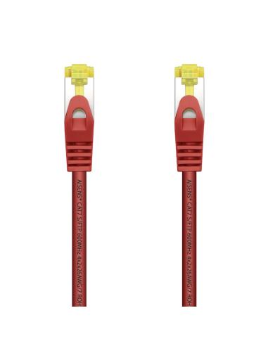 CABLE RED LATIGUILLO RJ45 LSZH CAT.7 SFTP AWG26 ROJO 0.25M AISENS A146-0468