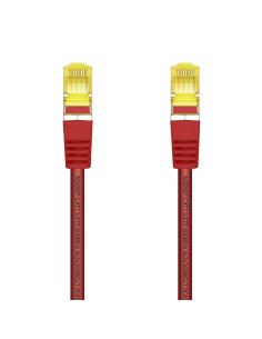 CABLE RED LATIGUILLO RJ45 LSZH CAT.7 SFTP AWG26 ROJO 0.25M AISENS A146-0468 2
