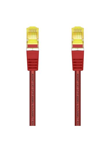 CABLE RED LATIGUILLO RJ45 LSZH CAT.7 SFTP AWG26 ROJO 0.25M AISENS A146-0468