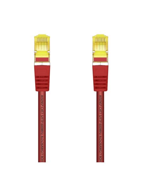 CABLE RED LATIGUILLO RJ45 LSZH CAT.7 SFTP AWG26 ROJO 0.25M AISENS A146-0468